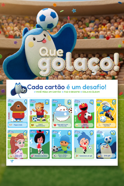 Atividade de futebol para crianças